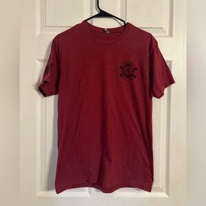 Next Level Tactical Bulldog Short Sleeve Red Tshirt Size Medium Crew Neck